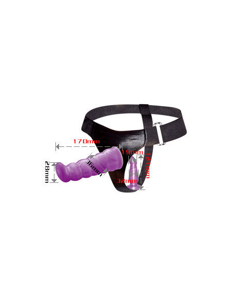 BAILE - ARNES DOBLE DILDO LILA PUNTO G 17 CM | SexPlace.MX