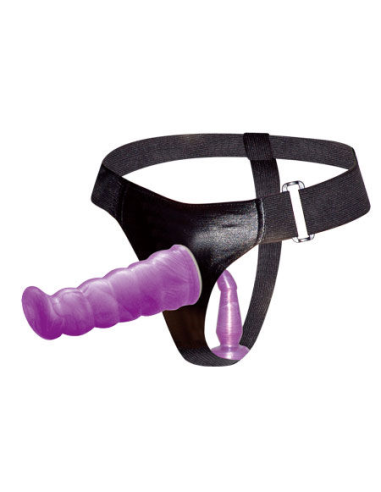 BAILE - ARNES DOBLE DILDO LILA PUNTO G 17 CM | SexPlace.MX