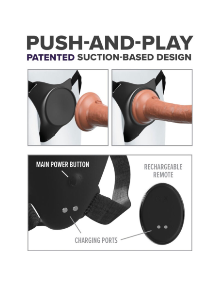 PIPEDREAMS Body Dock G-Spot Pro Harness: Vibration & Suction for Ultimate Pleasure