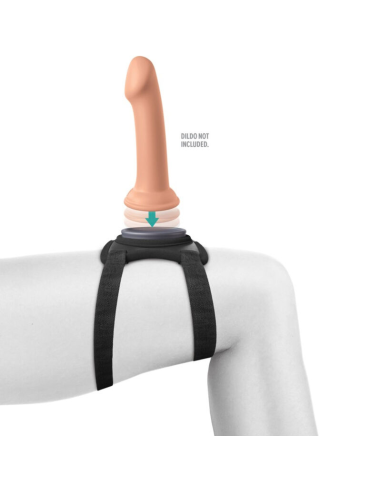 PIPEDREAMS Body Dock Lap Strap Harness - Arnés Sensual Sin Complicaciones con Succión Potente