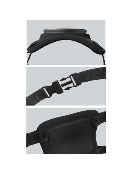 PIPEDREAMS Body Dock Lap Strap Harness - Arnés Sensual Sin Complicaciones con Succión Potente