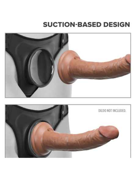 PIPEDREAMS Body Dock Strap-On Suspenders: ¡Sin Anillos y Sin Complicaciones!