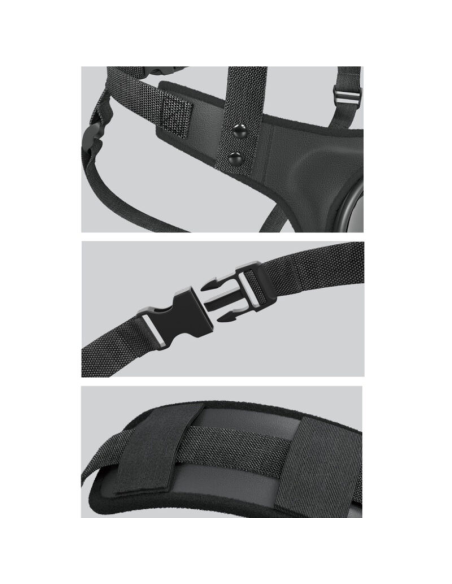 PIPEDREAMS Body Dock Strap-On Suspenders: ¡Sin Anillos y Sin Complicaciones!