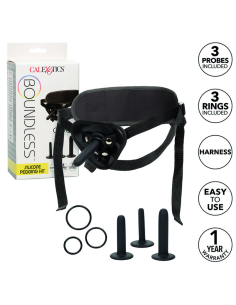 CalExotics Boundless Kit de Fijación de Silicona - Placer Anal Sin Límites y Arnés Ajustable