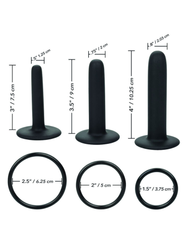 CalExotics Boundless Kit de Fijación de Silicona - Placer Anal Sin Límites y Arnés Ajustable