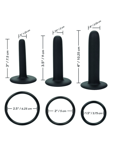 CalExotics Boundless Kit de Fijación de Silicona - Placer Anal Sin Límites y Arnés Ajustable