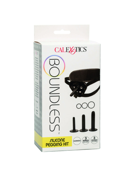 CalExotics Boundless Kit de Fijación de Silicona - Placer Anal Sin Límites y Arnés Ajustable