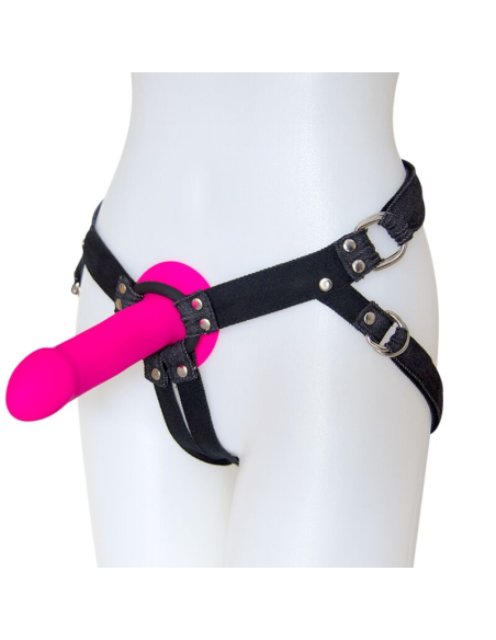 ADRIEN LASTIC - Lastic Strap-On: Arnés Cómodo para Dildos, Ajustable y de Algodón