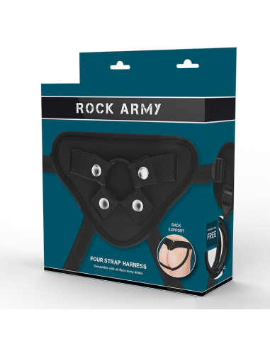 ROCKARMY - Arnés Ajustable y Anillos Flexibles | SexPlace.MX