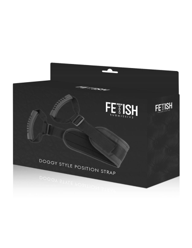 Fetish Submissive - Arnés Estilo Perrito con Forro de Neopreno para Placer Intenso