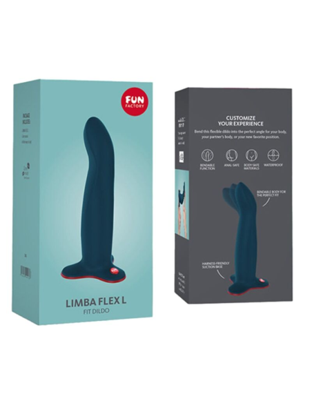 FUN FACTORY Limba Dildo Flex L - Consolador Personalizable Ideal para Todos los Cuerpos