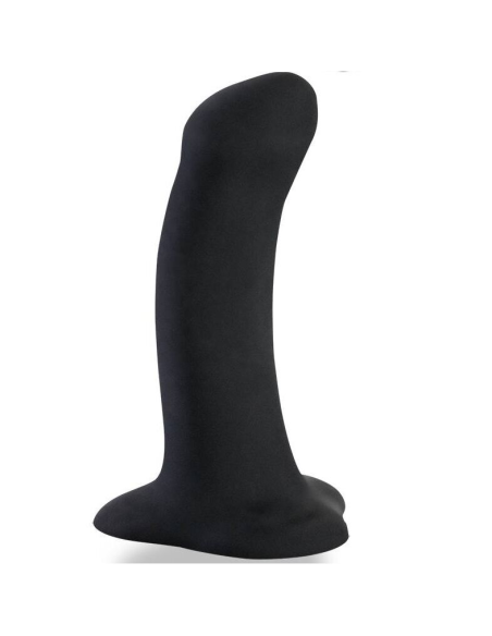 FUN FACTORY - AMOR NEGRO: Consolador Compacto para Placer Vaginal y Anal, Silicona de Grado Médico