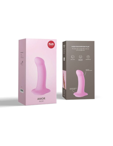 FUN FACTORY - AMOR CANDY ROSE: Consolador Versátil de Silicona para Placer Vaginal y Anal