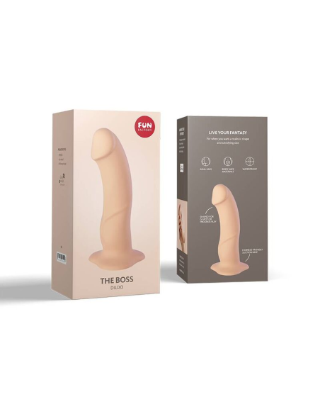 FUN FACTORY - LA CREMA BOSS STUB: El Dildo Del Jefe para Placer Natural y Versátil