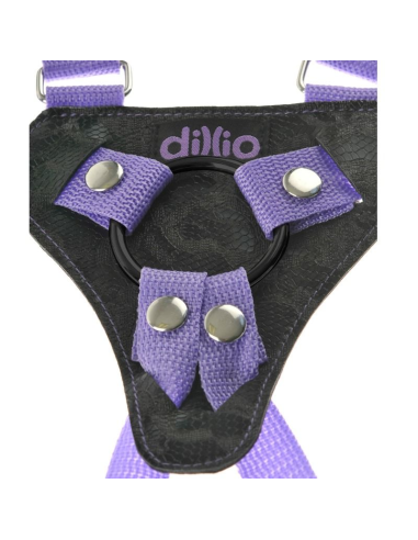Dillio Arnés Strap On con Dildo 17.8 cm - Ajuste Seguro y Hecho a Mano en EE.UU.