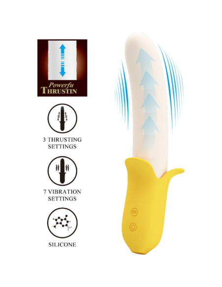 PRETTY LOVE - BANANA GEEK: Vibrador Multifunición