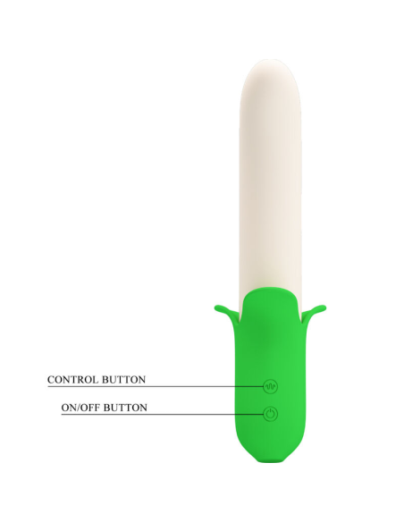 Vibrador Pretty Love Banana Knight - 7 Modos de Vibración Silicona para Placer Intensificado