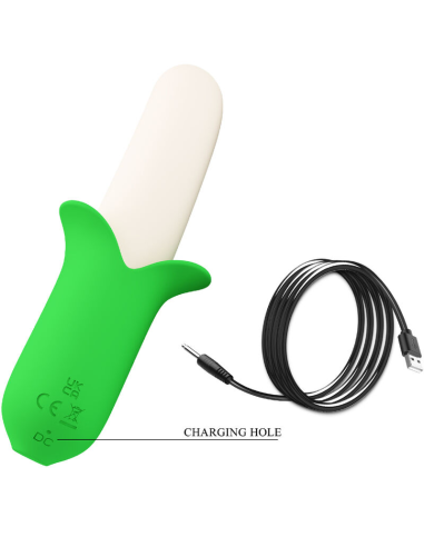 Vibrador Pretty Love Banana Knight - 7 Modos de Vibración Silicona para Placer Intensificado