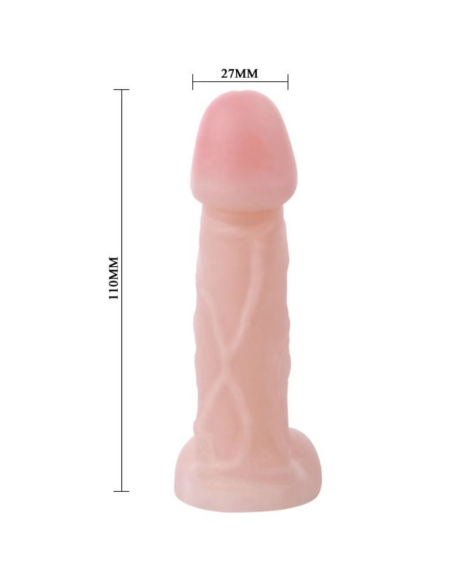 BAILE - Slick Pleasure Dildo Realístico: Suave y Flexible para Él y Ella