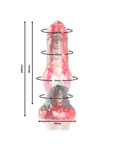 EPIC Helios Dildo con Testículos - Calor y Éxtasis para Placer Infinito