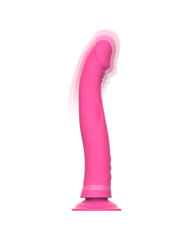 Intense™ Michelangelo Dildo Vibrador de Silicona Rosa - Placer Potente y Suave