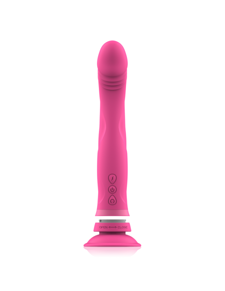 Intense™ Michelangelo Dildo Vibrador de Silicona Rosa - Placer Potente y Suave