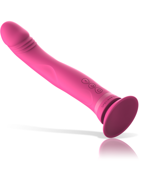 Intense™ Michelangelo Dildo Vibrador de Silicona Rosa - Placer Potente y Suave