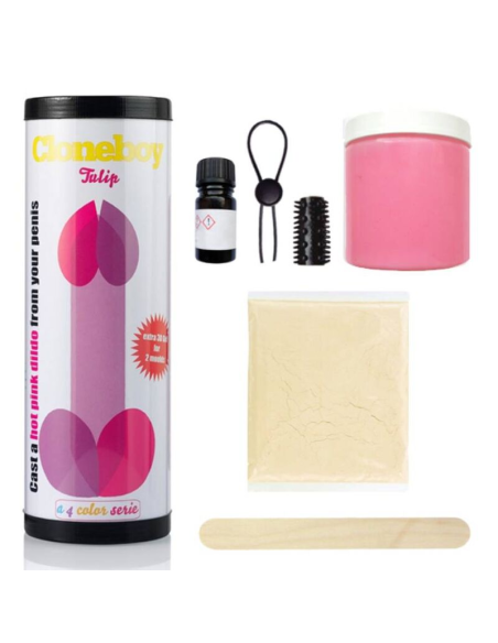Cloneboy Dildo Tulip Rosa Intenso - Crea tu propio juguete sexual fácilmente