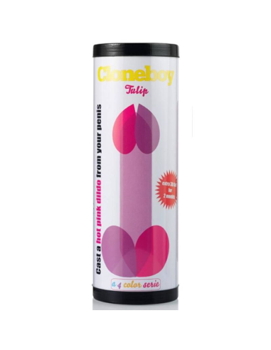 Cloneboy Dildo Tulip Rosa Intenso - Crea tu propio juguete sexual fácilmente