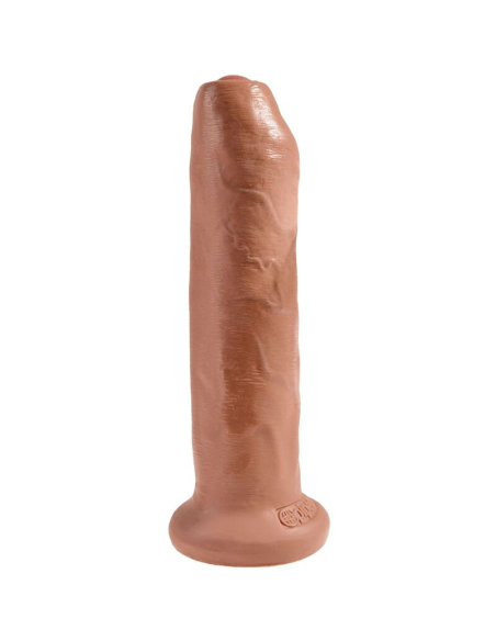 KING COCK - Pene Realista con Prepucio 17.8 cm Caramelo | SexPlace.MX
