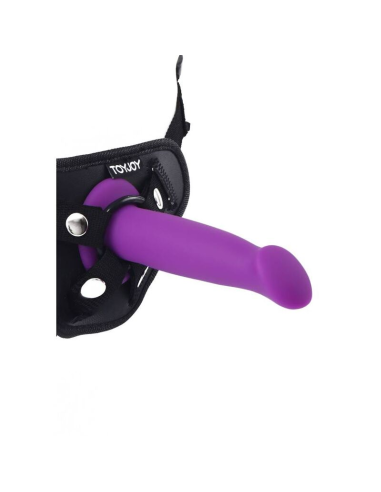 GET REAL - GOODHEAD DONG 12 CM MORADO | Dong Premium con Ventosa y Compatible con Ardones