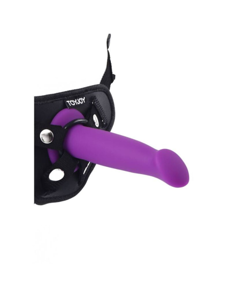 GET REAL - GOODHEAD DONG 12 CM MORADO | Dong Premium con Ventosa y Compatible con Ardones
