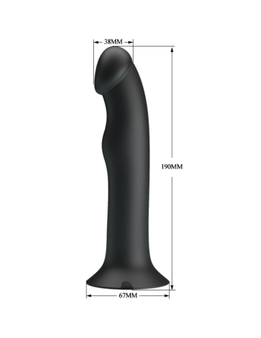PRETTY LOVE - MURRAY Dildo Vibrador Negro | SexPlace.MX