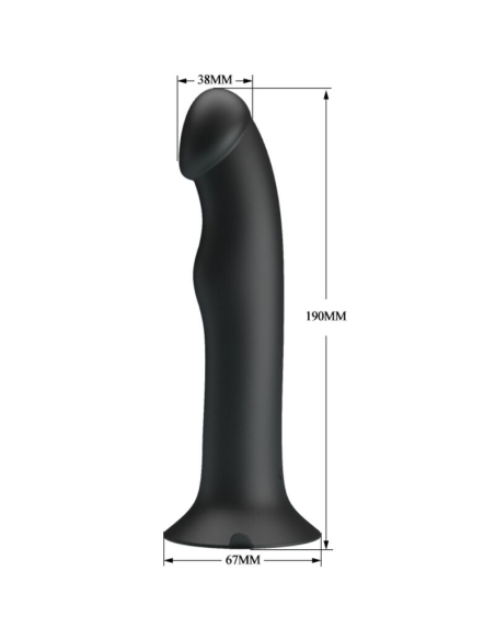 PRETTY LOVE - MURRAY Dildo Vibrador Negro | SexPlace.MX