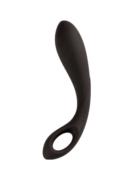 ALIVE - BLACK HEART Masajeador Anal 15 Cm | SexPlace.MX