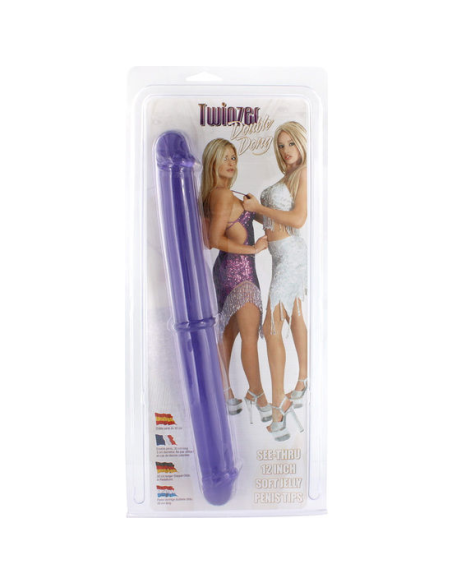 Doble Pene Morado 30 cm - Seven Creations | Placer y Versatilidad