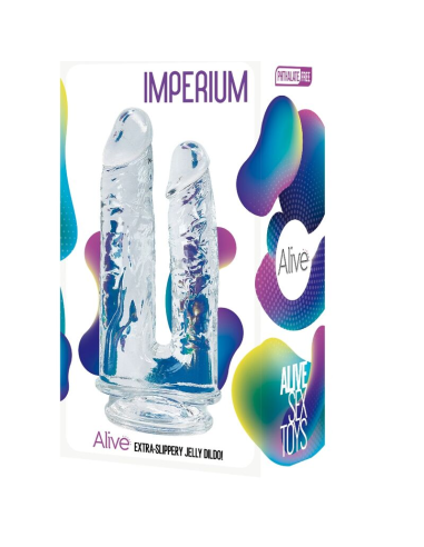 ALIVE - IMPERIUM Pene Realistico Doble Transparente | SexPlace.MX