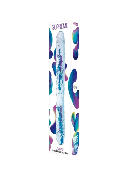 ALIVE - SUPREME Pene Realistico Doble Transparente | SexPlace.MX