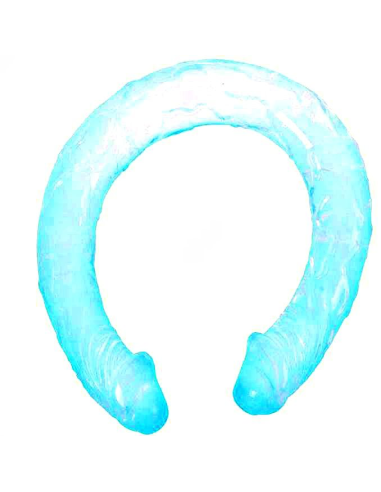 BAILE - DOUBLE DONG AZUL 44.5 CM | SexPlace.MX