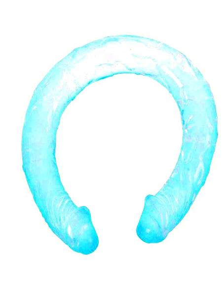 BAILE - DOUBLE DONG AZUL 44.5 CM | SexPlace.MX