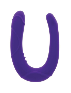 GET REAL - VOGUE MINI DOBLE DONG MORADO | Doble Placer y Diversión Realista