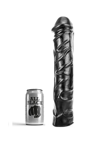 All Black - Dildo Gigante Fisting Suave 32 cm