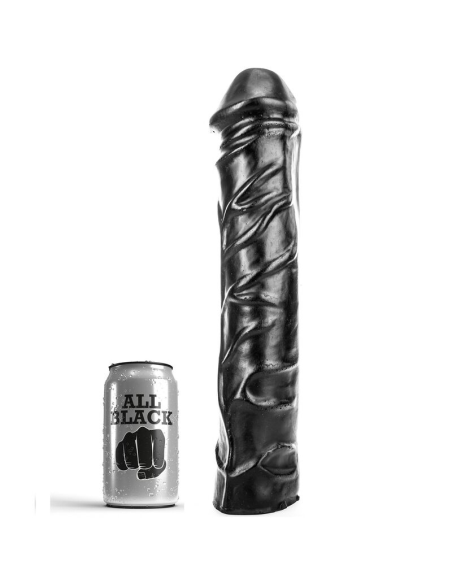 All Black - Dildo Gigante Fisting Suave 32 cm