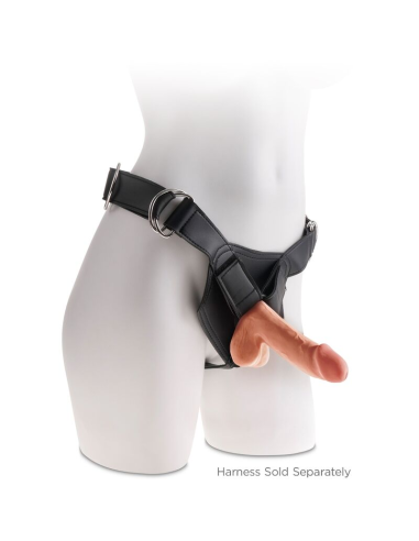KING COCK - Plus 3D Dildo con Testículos 17 cm | SexPlace.MX