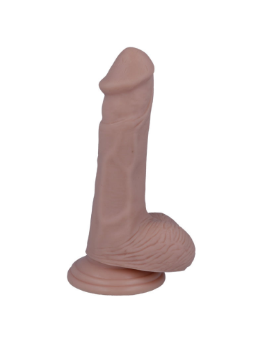 MR INTENSE - Dildo Realista 16.5 cm x 3.5 cm - Placer Hipoalergénico y Flexible con Ventosa