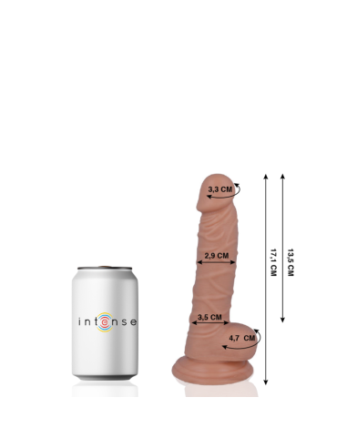 Mr. Intense - Dildo Realista 17.1 cm | Tacto Suave y Ventosa Fuerte