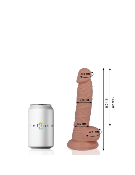 Mr. Intense - Dildo Realista 17.1 cm | Tacto Suave y Ventosa Fuerte