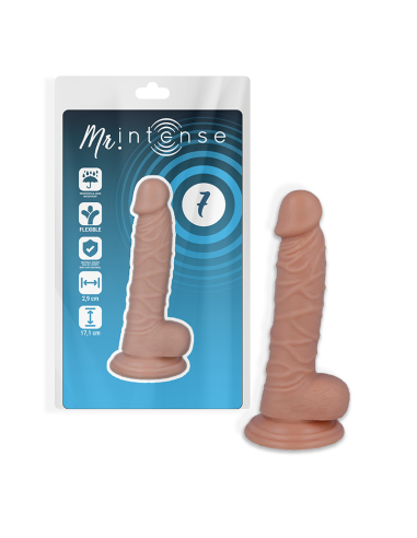 Mr. Intense - Dildo Realista 17.1 cm | Tacto Suave y Ventosa Fuerte