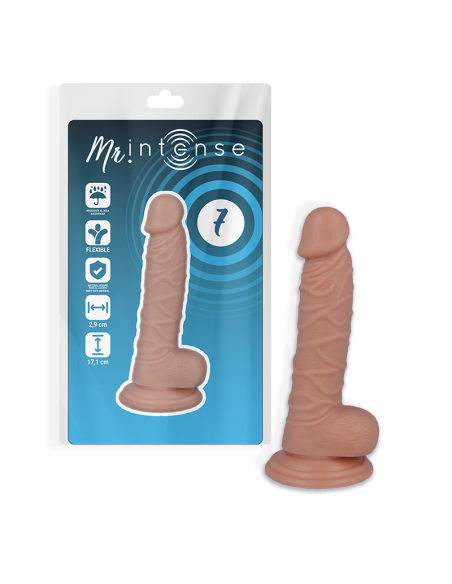 Mr. Intense - Dildo Realista 17.1 cm | Tacto Suave y Ventosa Fuerte