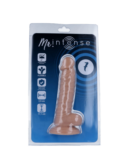 Mr. Intense - Dildo Realista 17.1 cm | Tacto Suave y Ventosa Fuerte